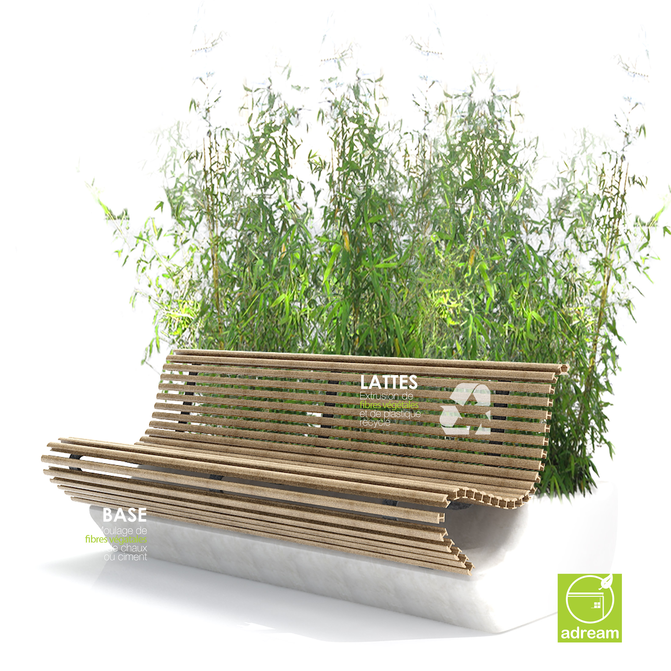 ADREAM 2012, Greeny bench design: Stephane Chapelet