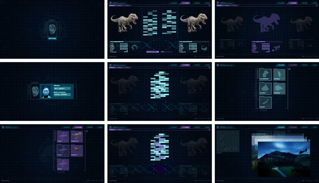 Flat UI design for final Dr. Wu trailer