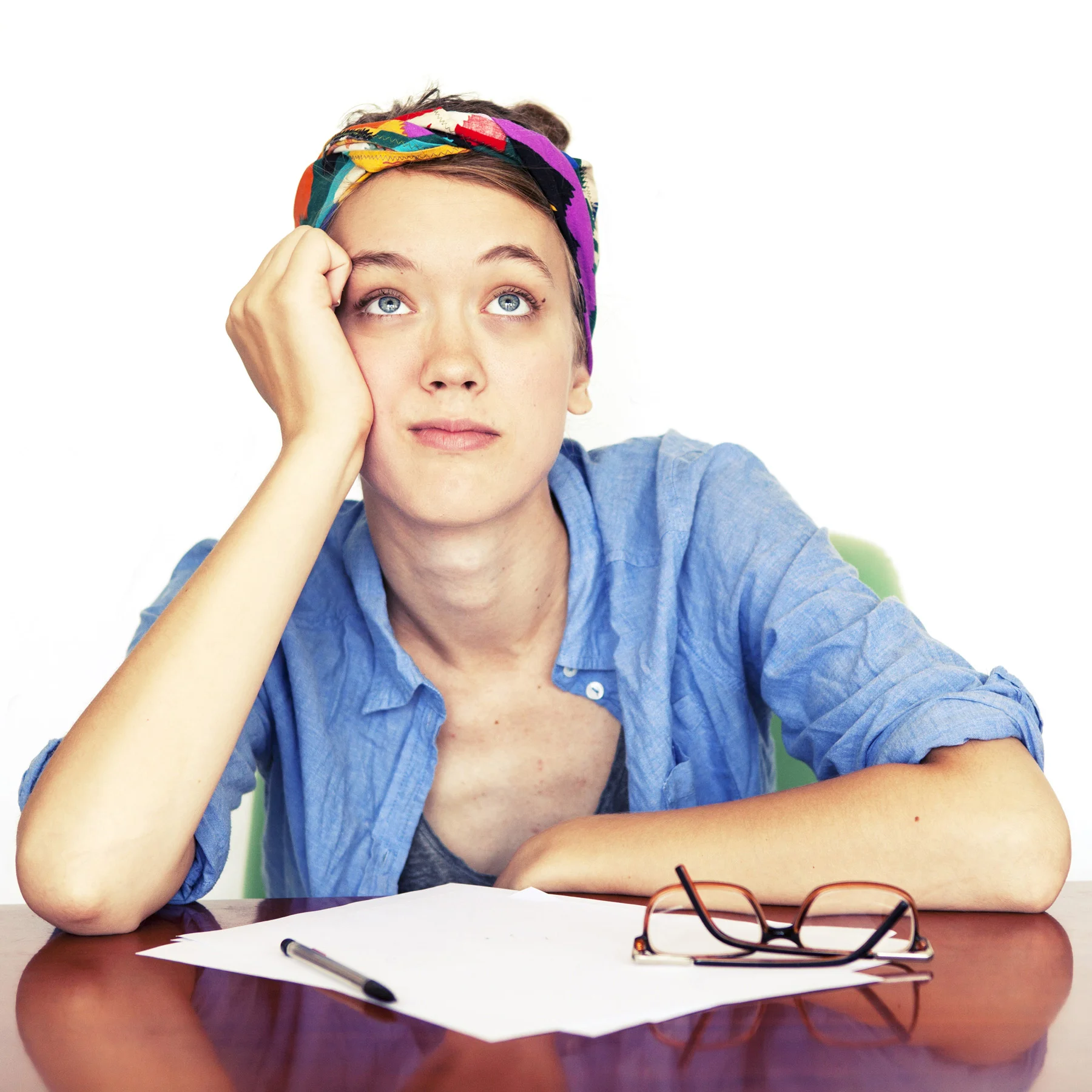  Bored student. Photo illustration for The World of Chinese, July 2012. 