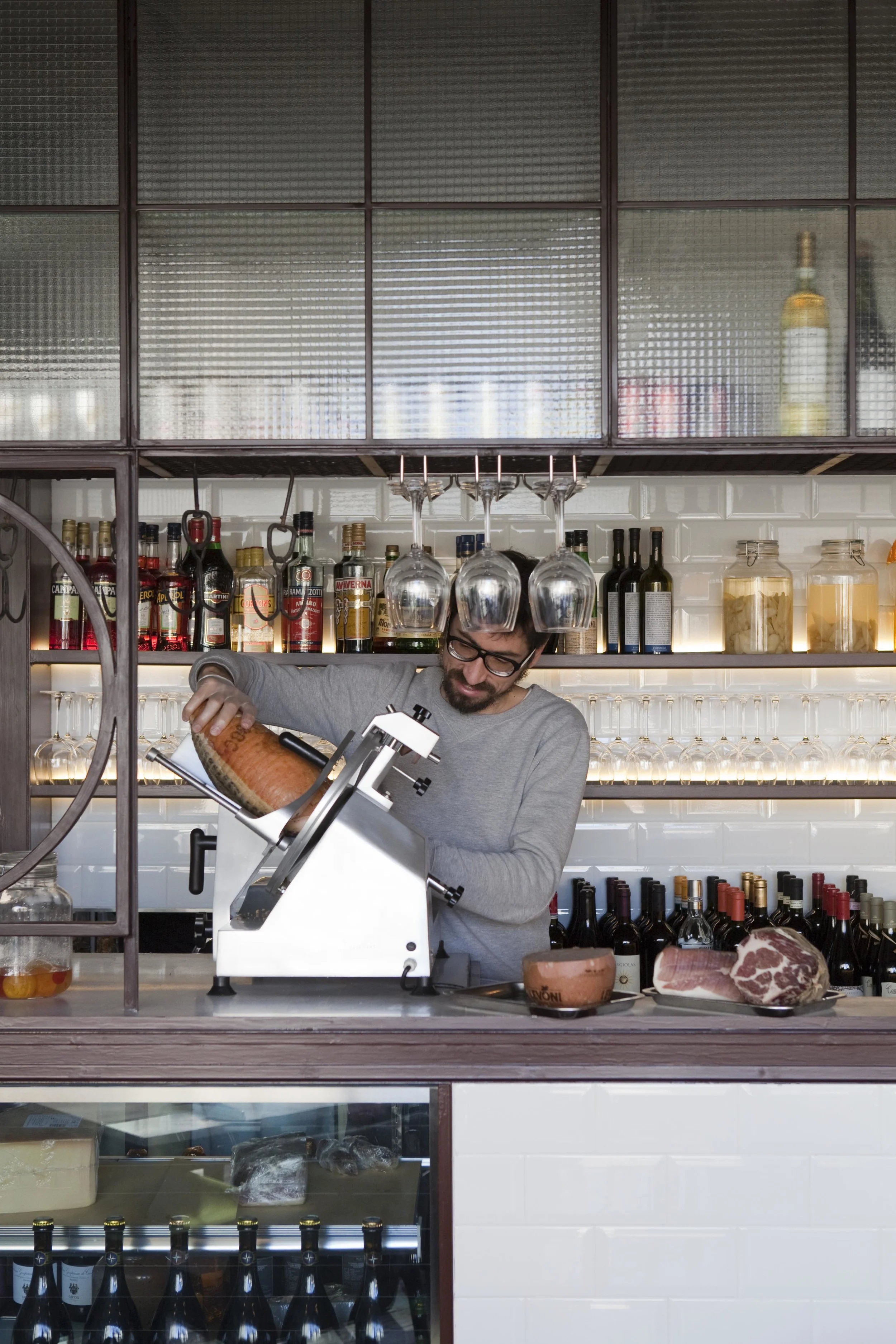  Chef Omar Maseroli at work in his second Beijing restaurant, Fiume. Photographed for City Weekend in January 2015. 