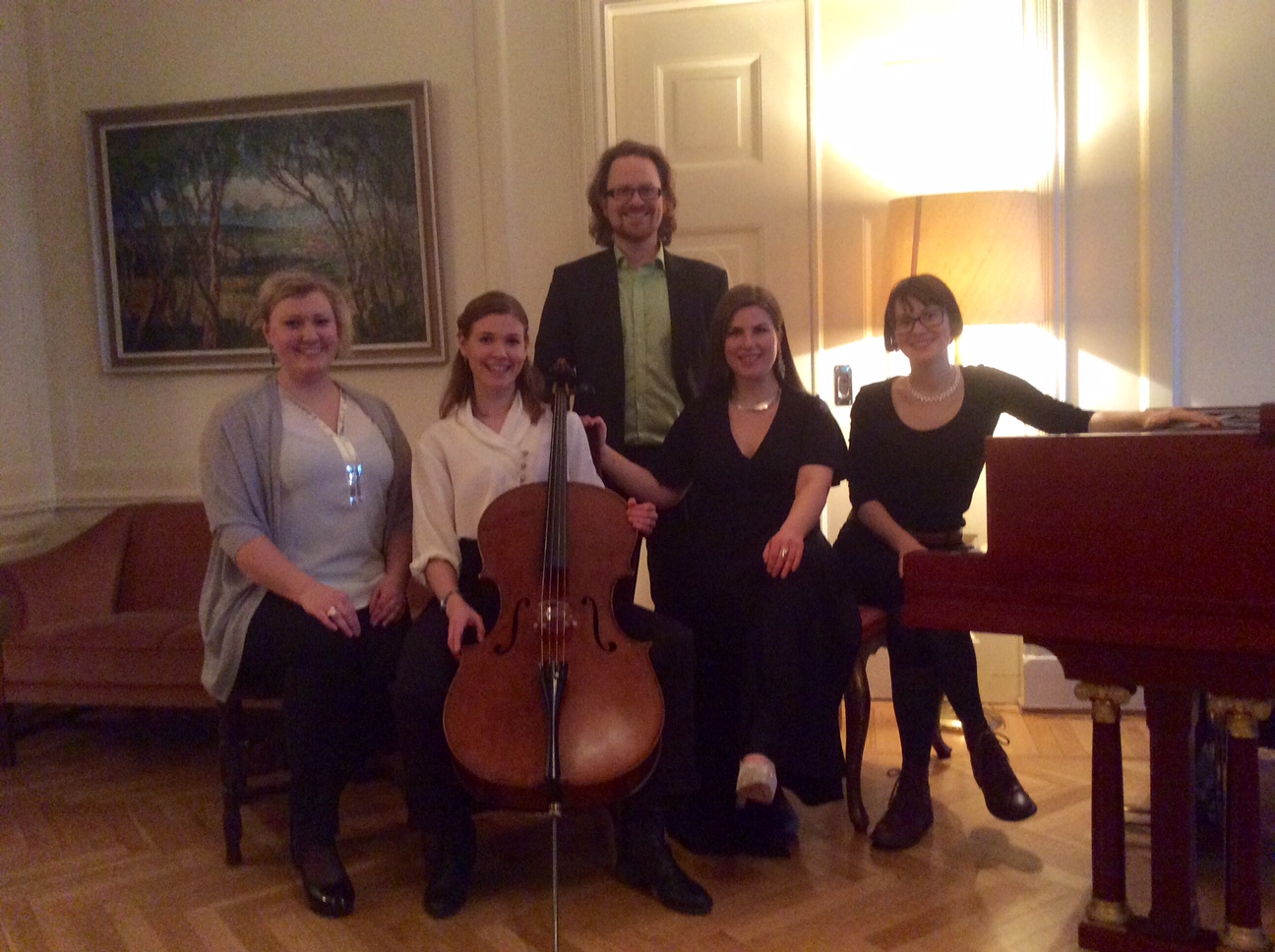 Anna K. Larson, Sanna Andersson, me, Margrét Brynjarsdóttir and Vaiva Mazulyte