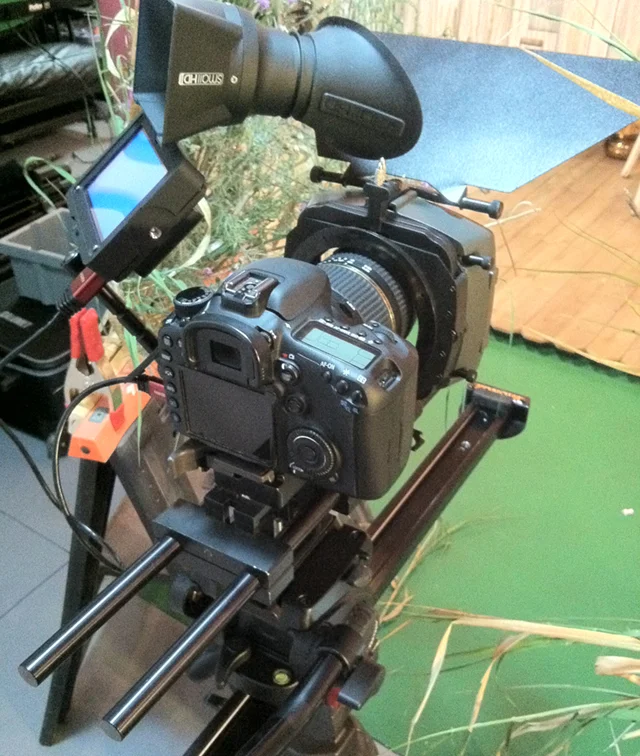 Camera rig and slider.