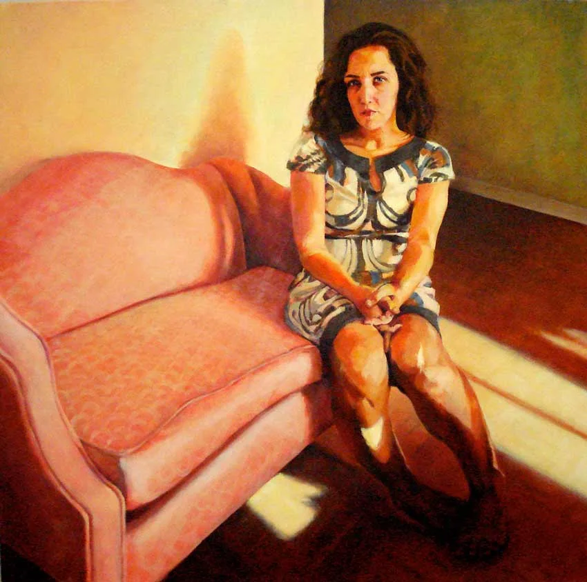 Perched. Acrylic on canvas. Collection of Drs. Heese and Weetman