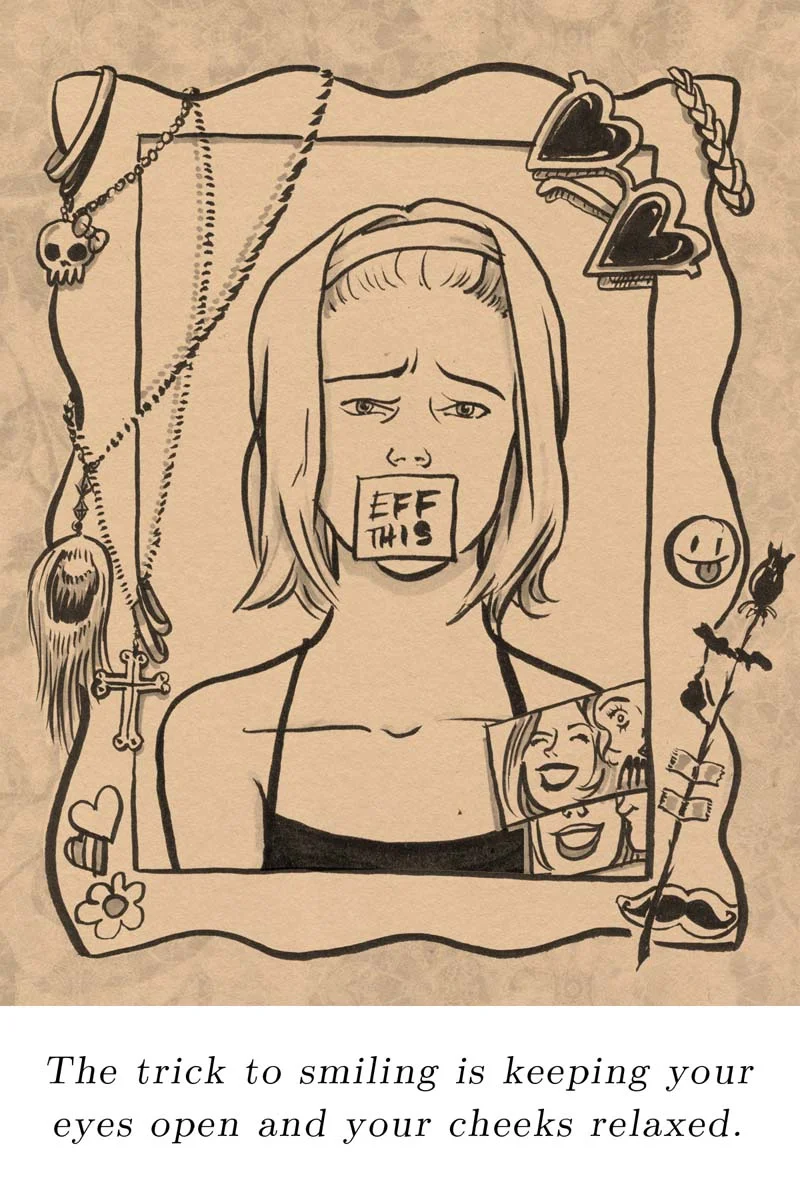 Panel from Christie's Smile | Comic with Mariko Tamaki