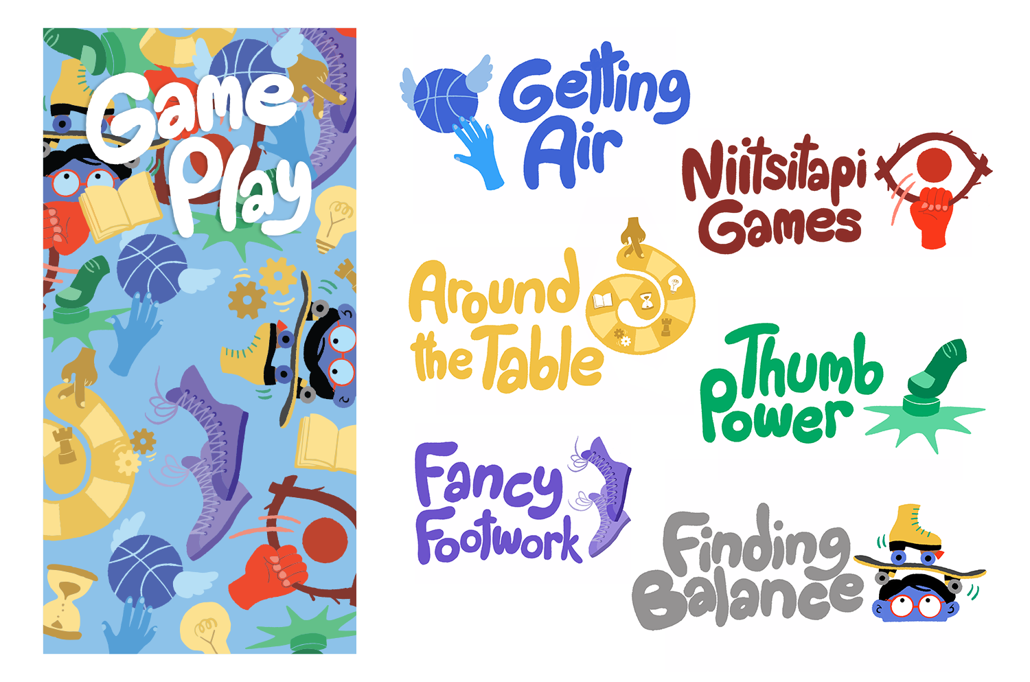 Game Play - Exhibit Lettering and Icons