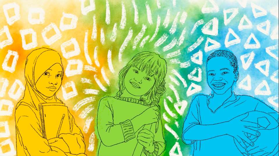 Illustrated Still from Through the Eyes of A Child Video