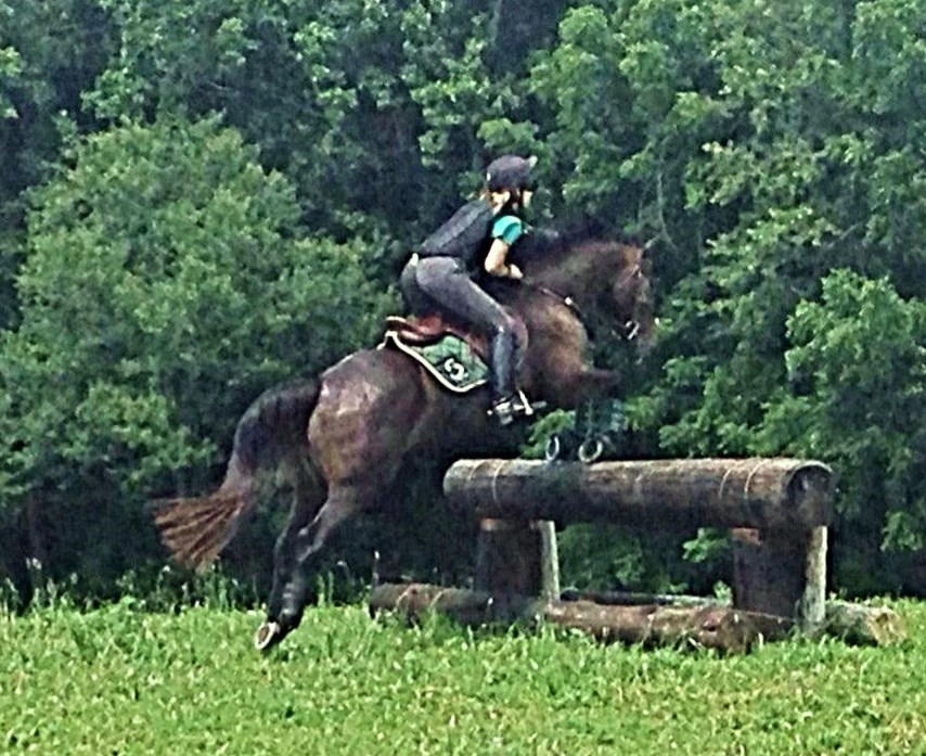 Age 4, xc schooling at Waredaca with Eric Smiley
