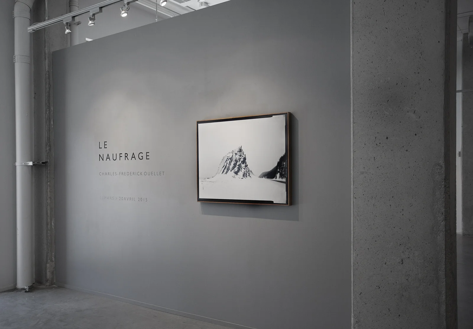2015, Le Naufrage, galerie Lacerte art contemporain, Montréal