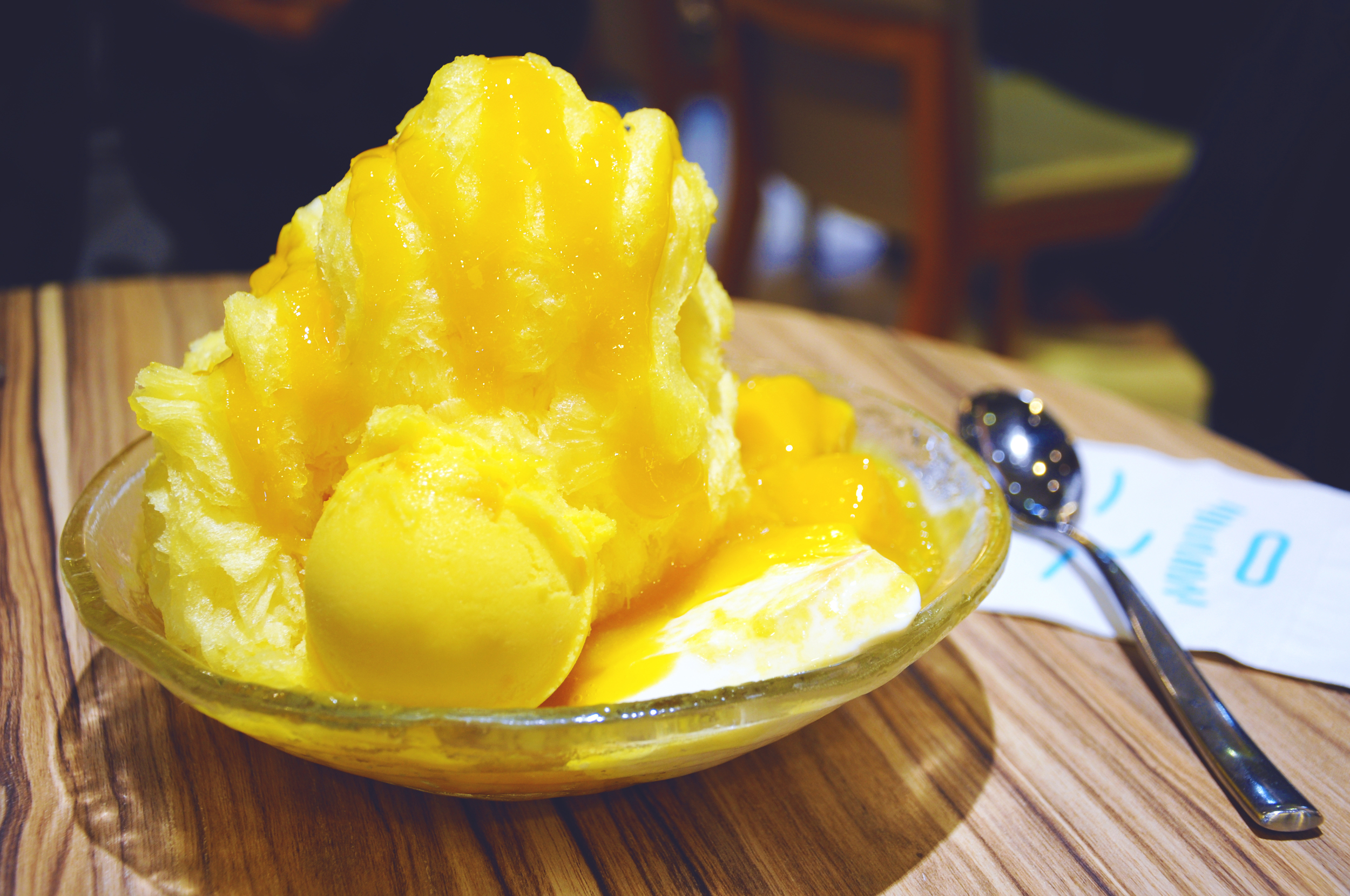  Mango shave ice at Ice Monster 