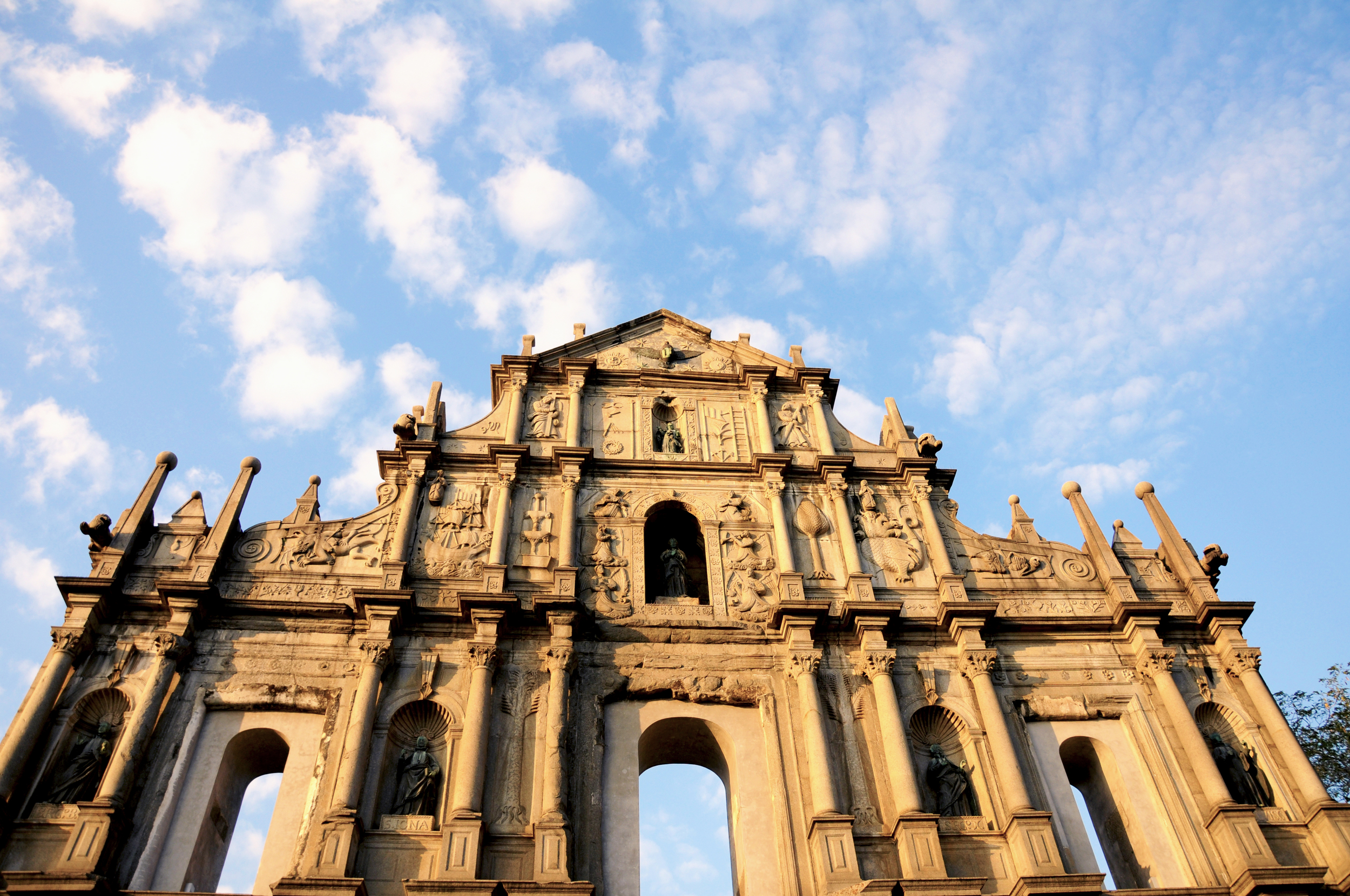  Ruin's of St. Paul's Catheral at Macau 