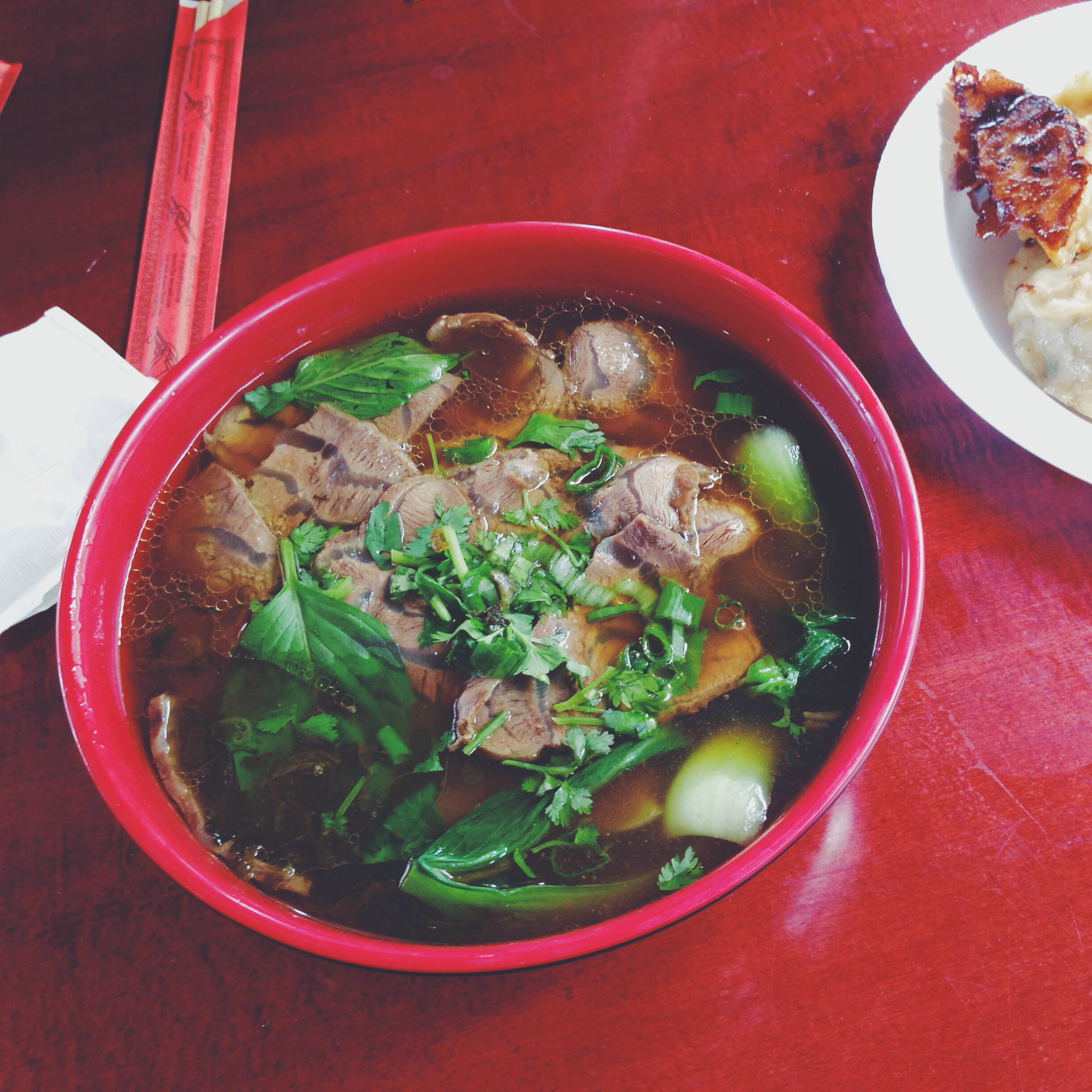  Beef noodle soup at Lao Bei Fang Dumpling House 