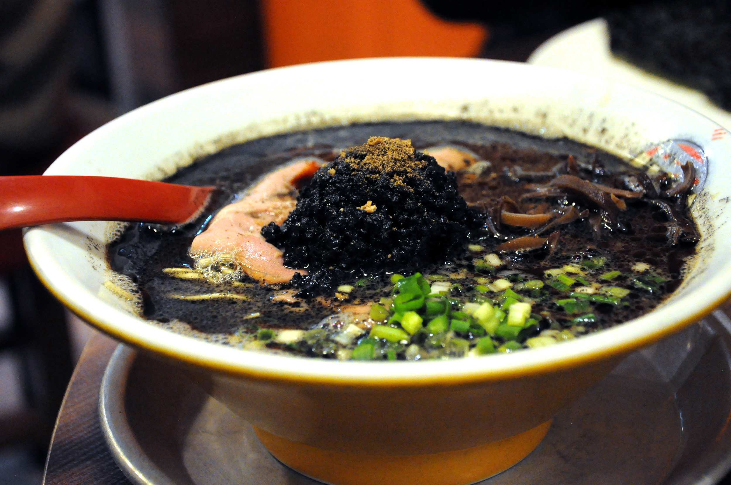  Squid ink ramen at Butao Ramen 