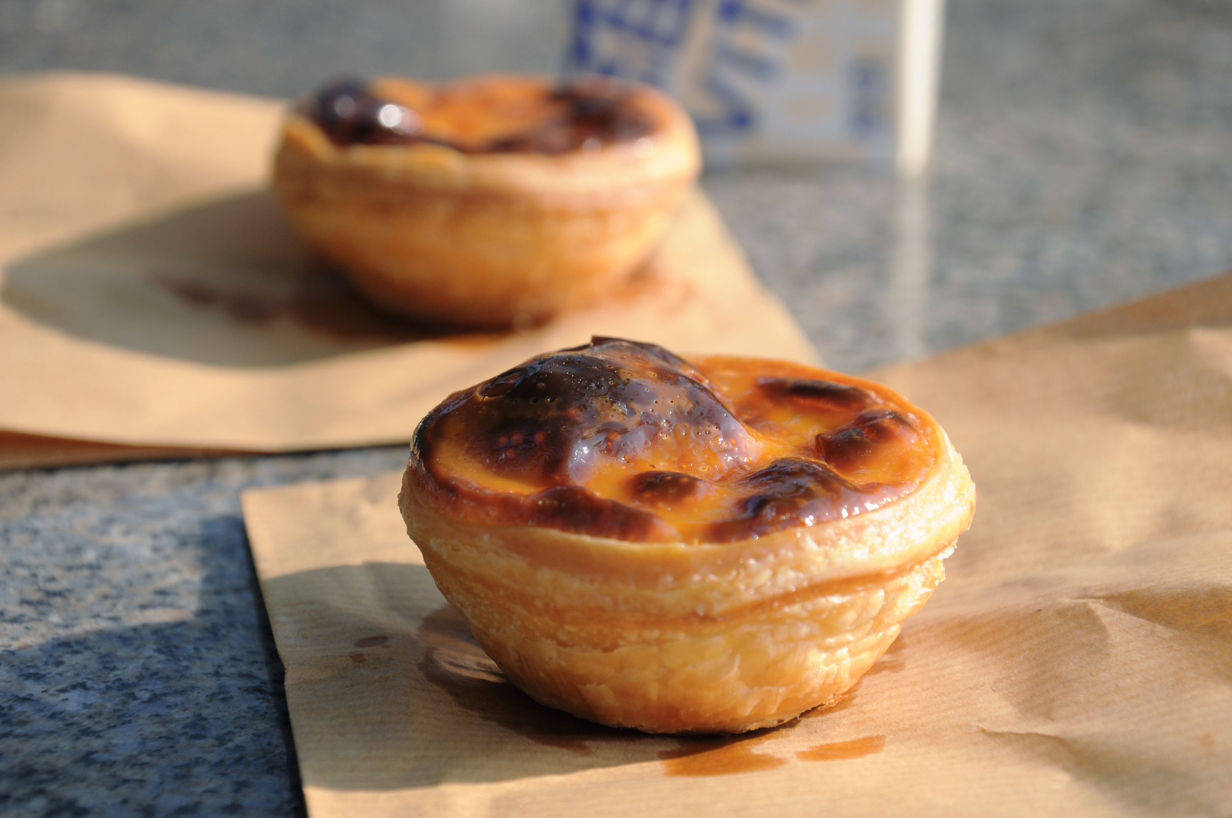  Portuguese egg tarts at Lord Stow's Bakery 