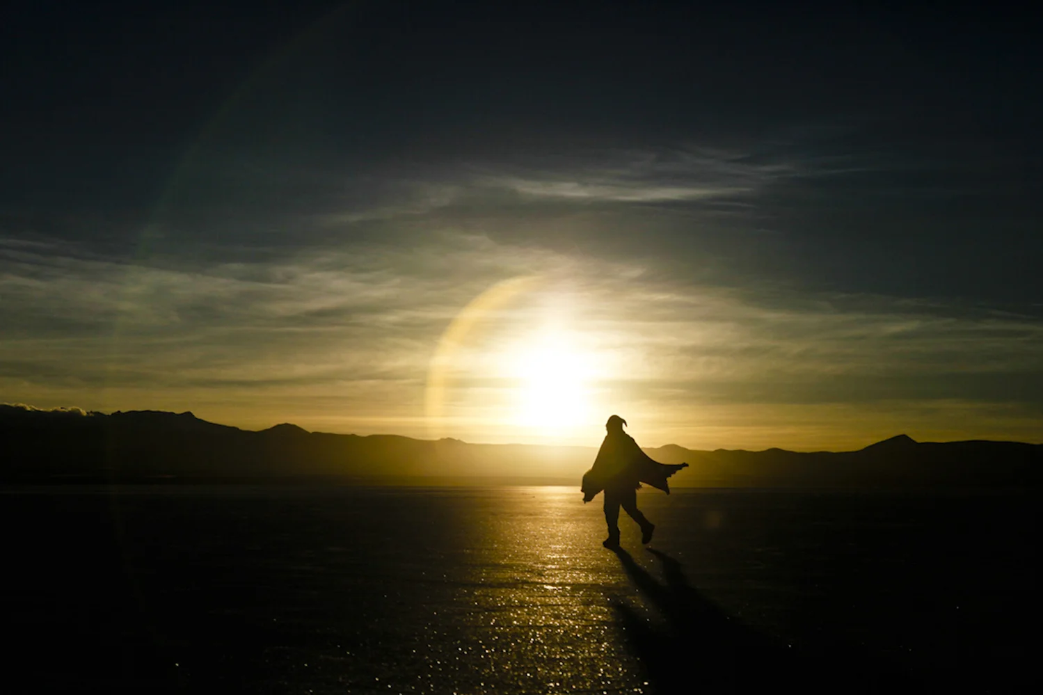 Sunrise on the salt flats