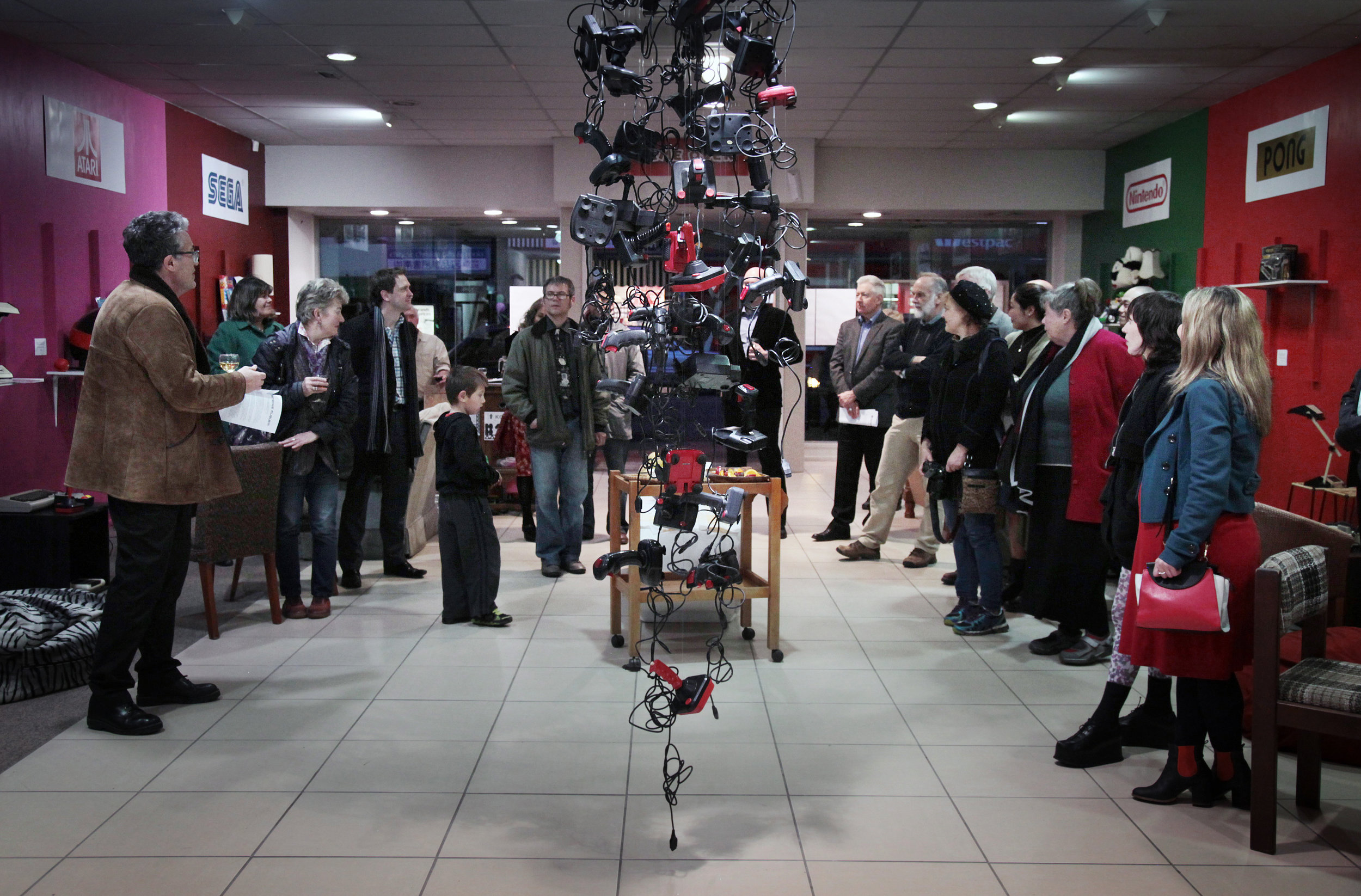 Opening of Retro Games Lounge , September 2016. Image: Justin Spiers.