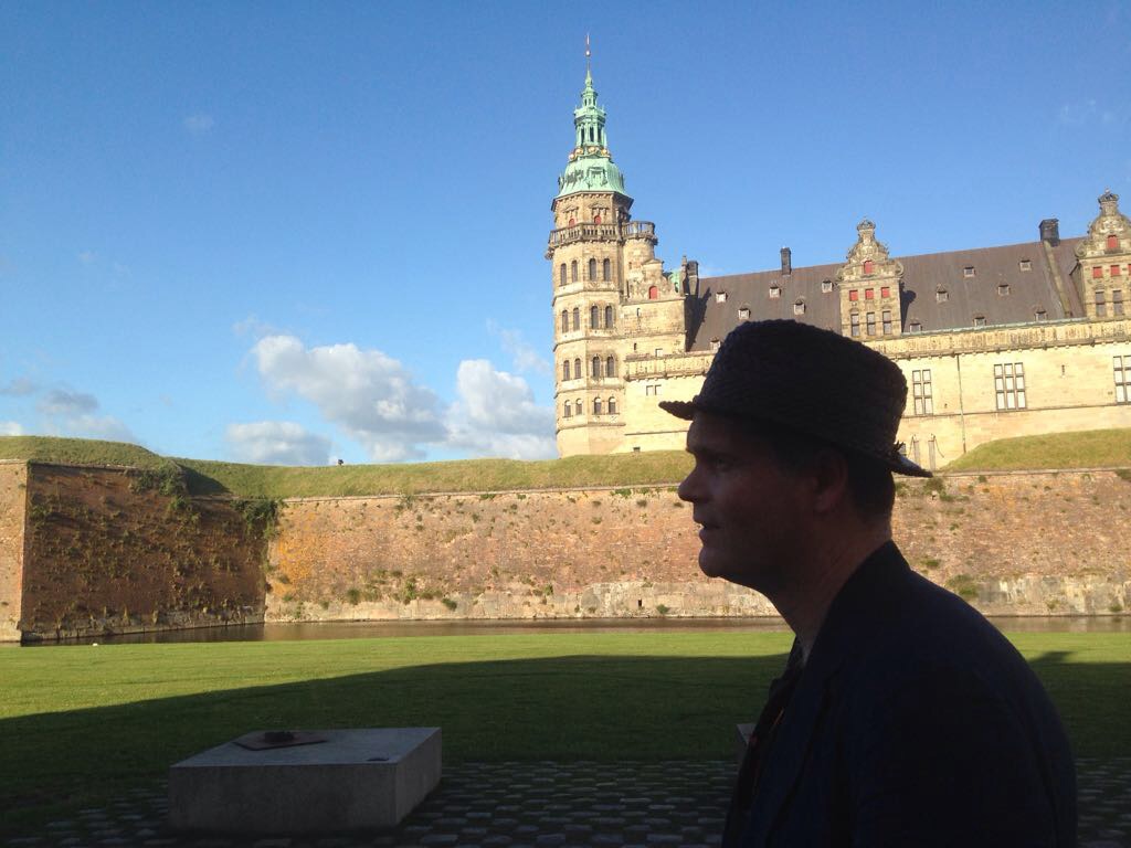 Julian Priest with Sophie Jerram in Helsingor, Denmark