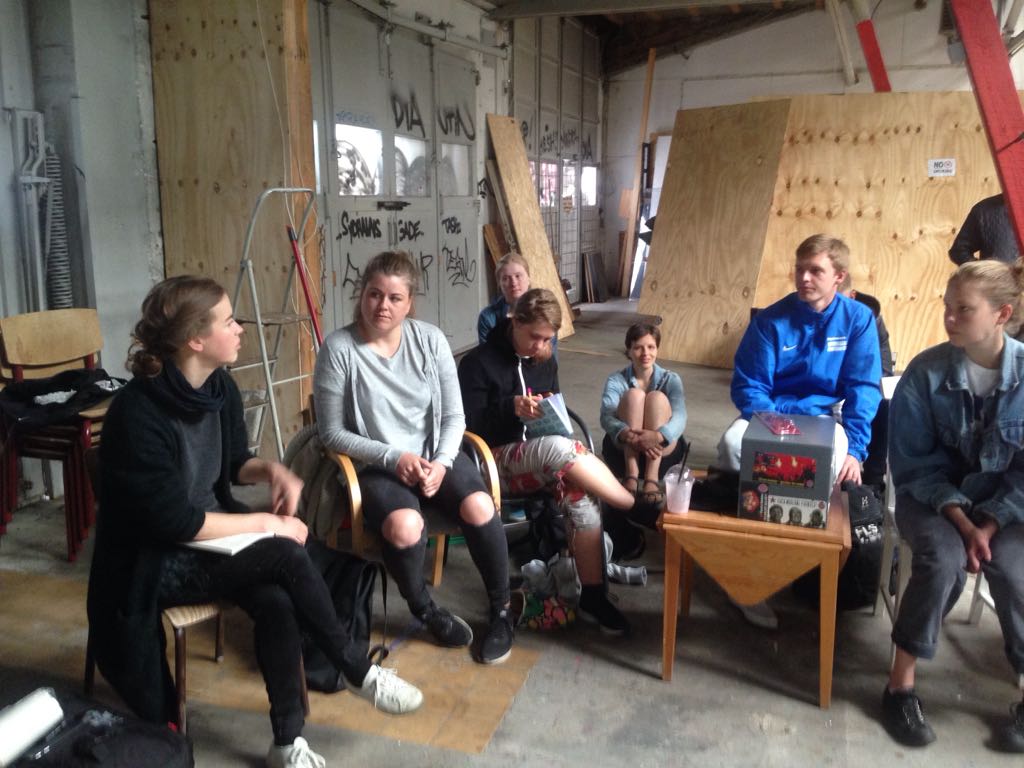 Teaching at the urban intervention studio, Copenhagen University