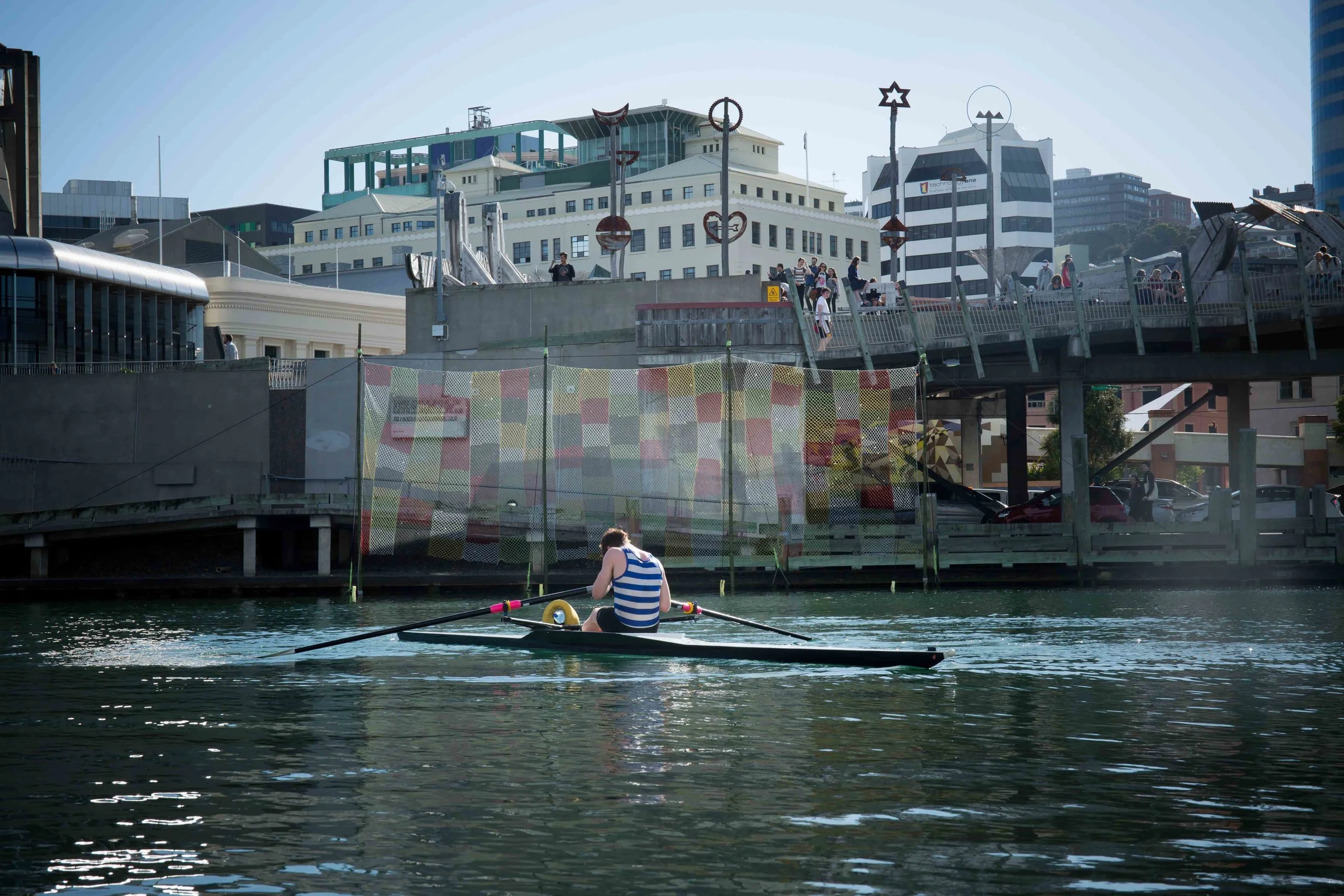 Sora Ami , Yasuaki Igarashi, Shared Lines: Wellington, October 2017. image: Ebony Lamb