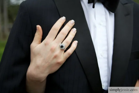 Vintage Ring Wedding Photo