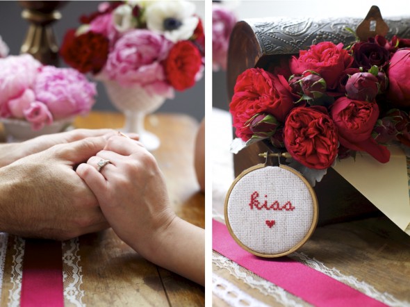 Fleur Valentine's Day Engagement