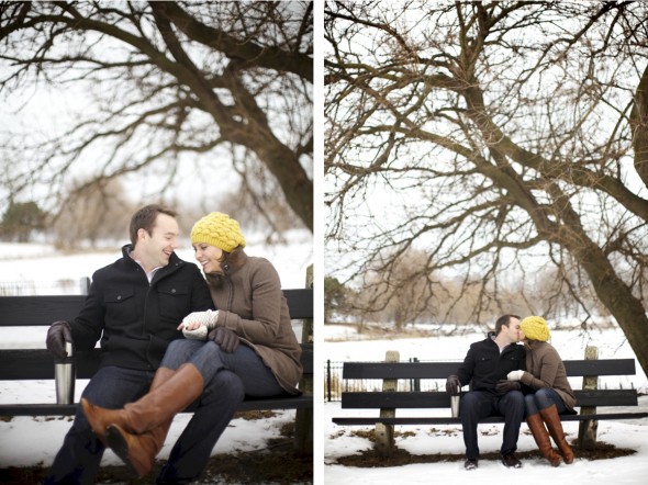 Outdoor Chicago Engagement