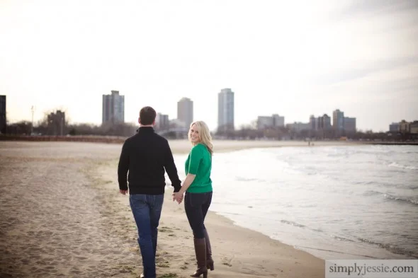 Non- Traditional Chicago Engagement Photography