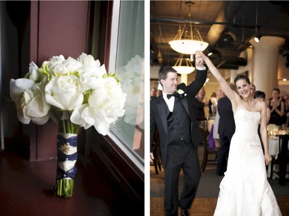White wedding flowers by Fleur