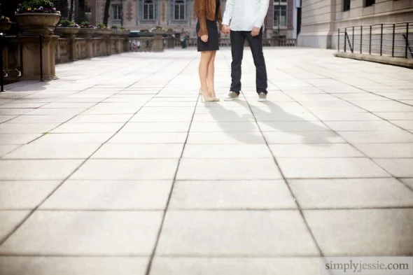 Art Institute Chicago Engagement Photography