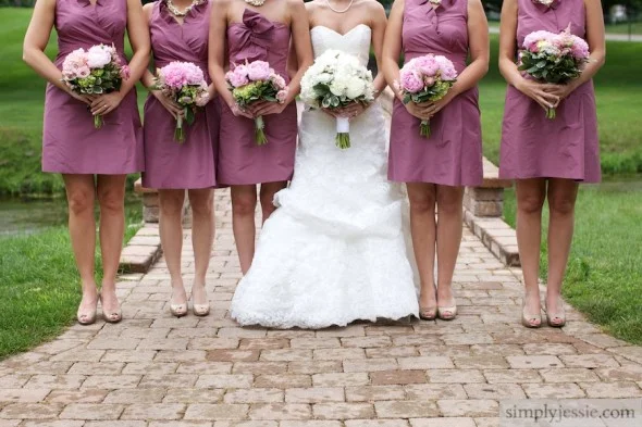 Pink Bridesmaids dresses in Midwest