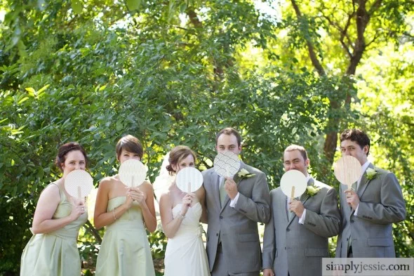 Bridal Party in Morton Arboretum
