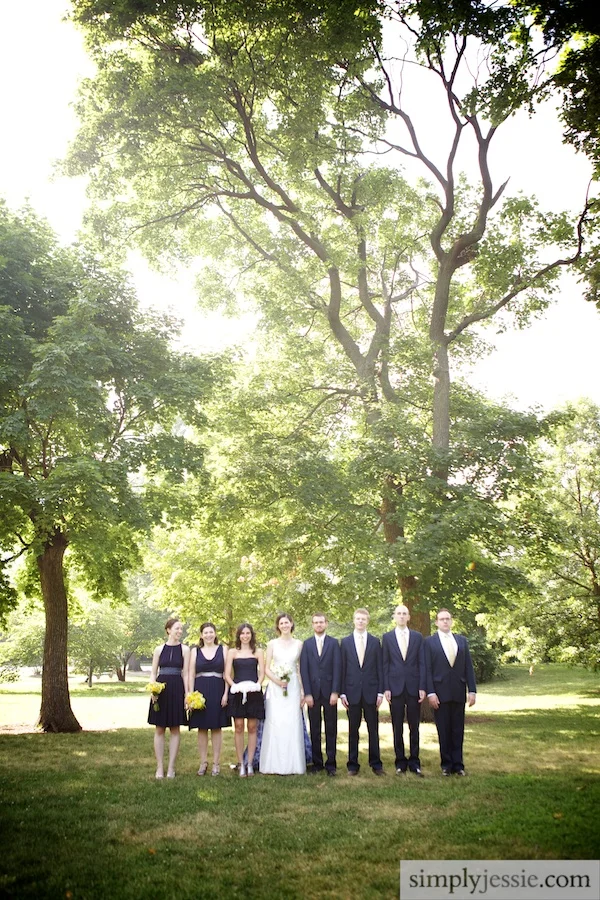 Bridal Party in Lincoln Park