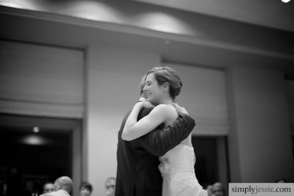 Dance with Dad at wedding reception