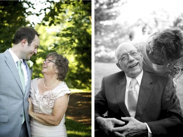 Untraditional Family Photos at wedding