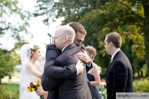 Photojournalistic wedding photography