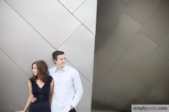 ModernEngagementDowntownChicago