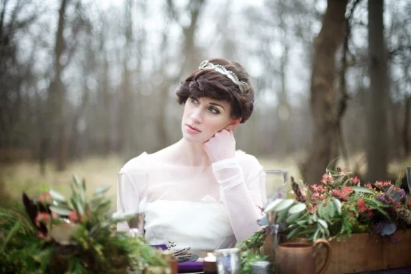 Bride waiting