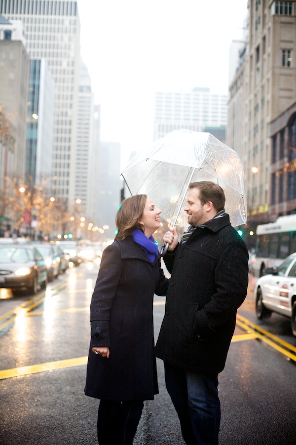 Michigan Ave Engagement