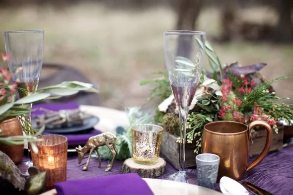 Woodland Creature Table Setting
