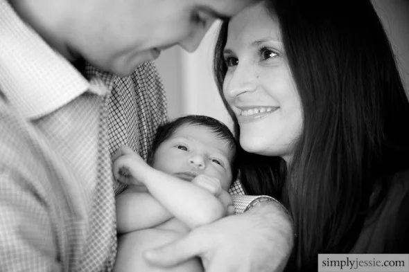 Mom&Dad with newborn