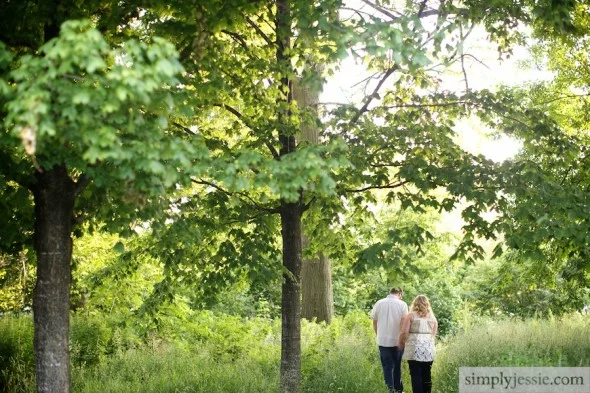 Woodland Engagement Photography