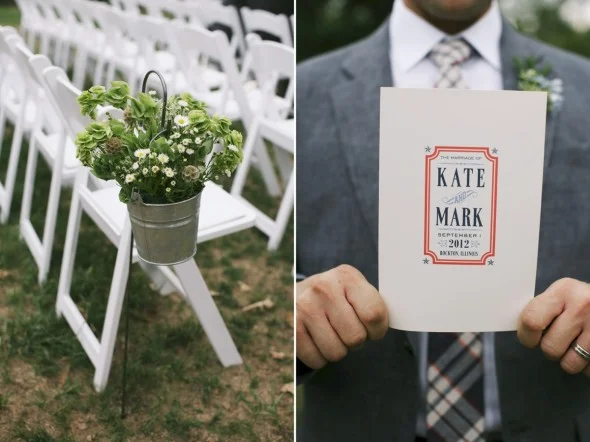 Americana styled wedding
