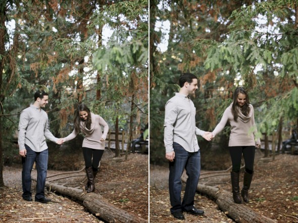 Woodland Engagment Photography in bay area