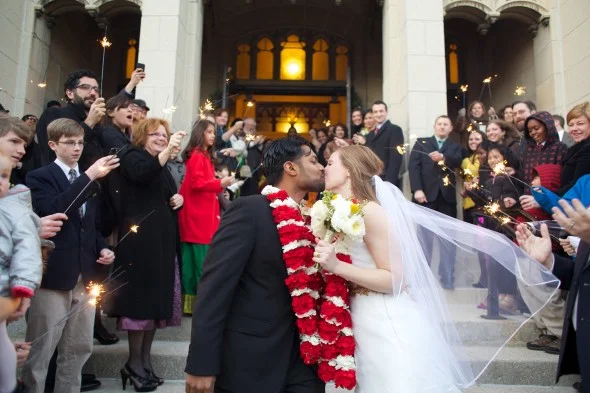 Wedding Sparkler Exit