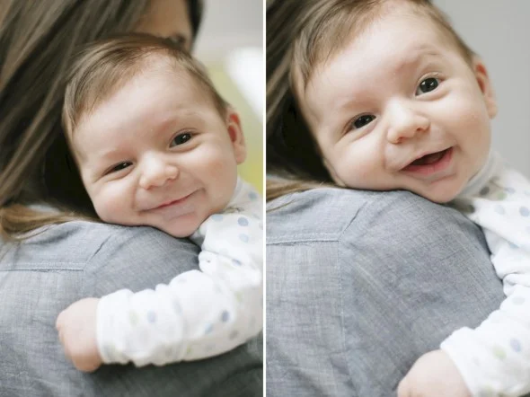 modern newborn SF photography