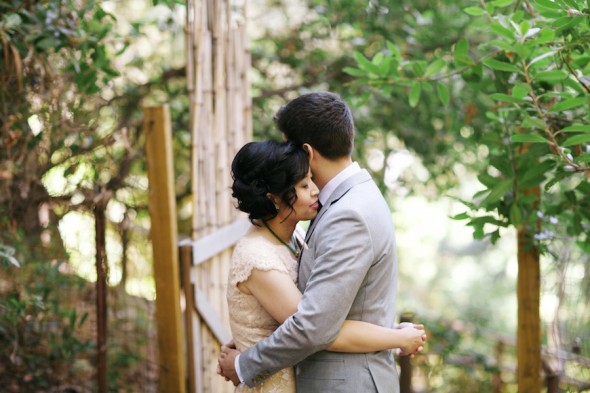 Emotional Wedding at Hakone Gardens