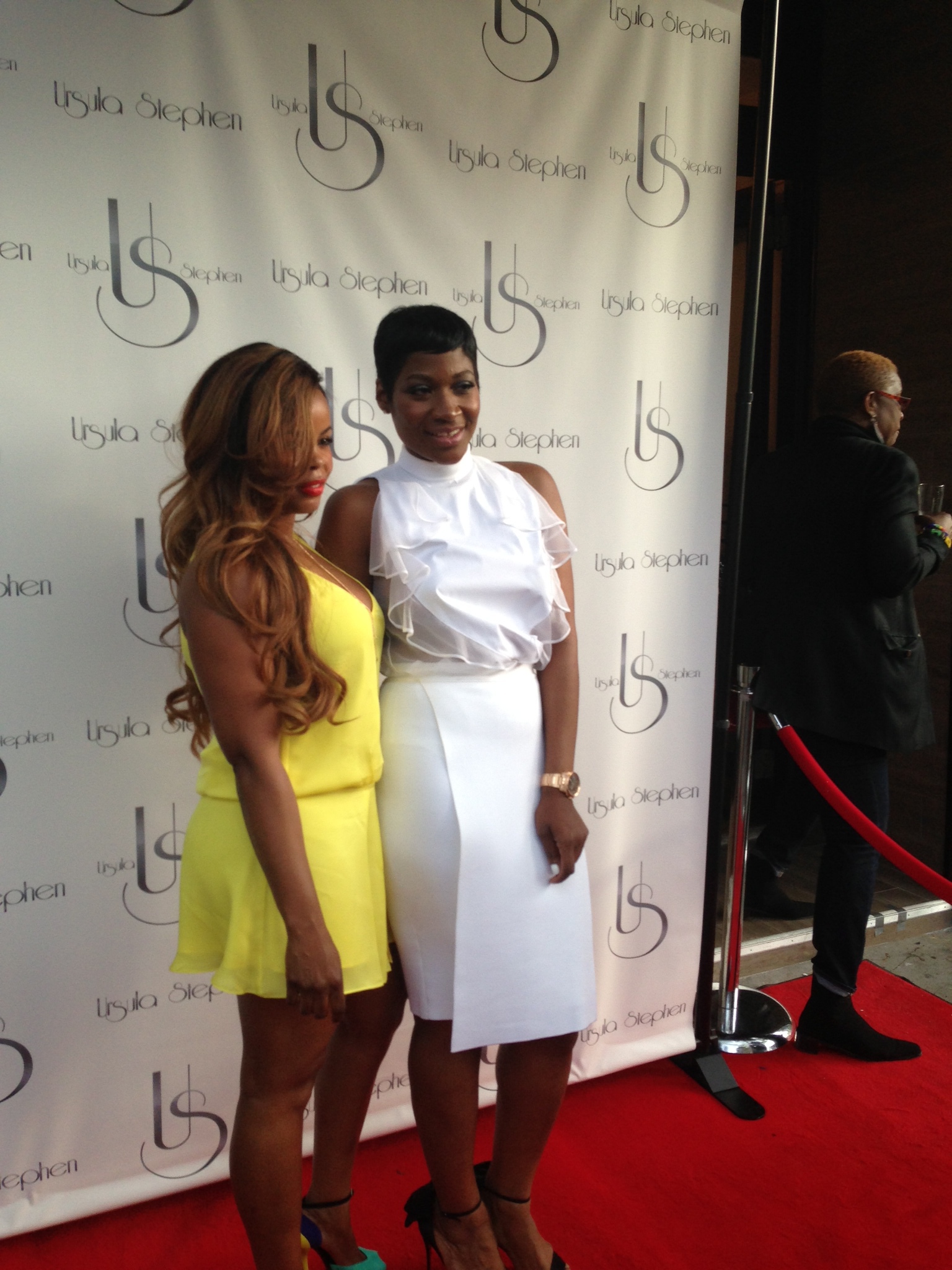 Ursala Stephens on the red carpet