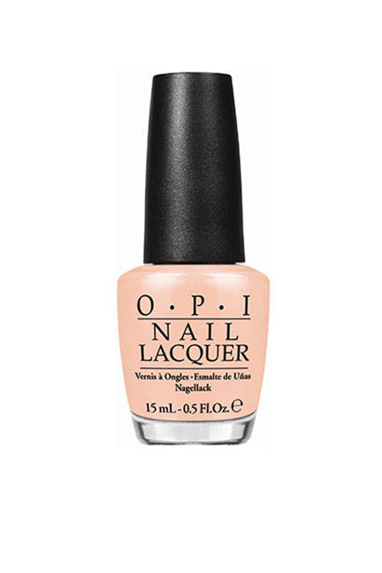Or go peachy nude with OPI Nail Lacquer in Chillin’ Like a Villain