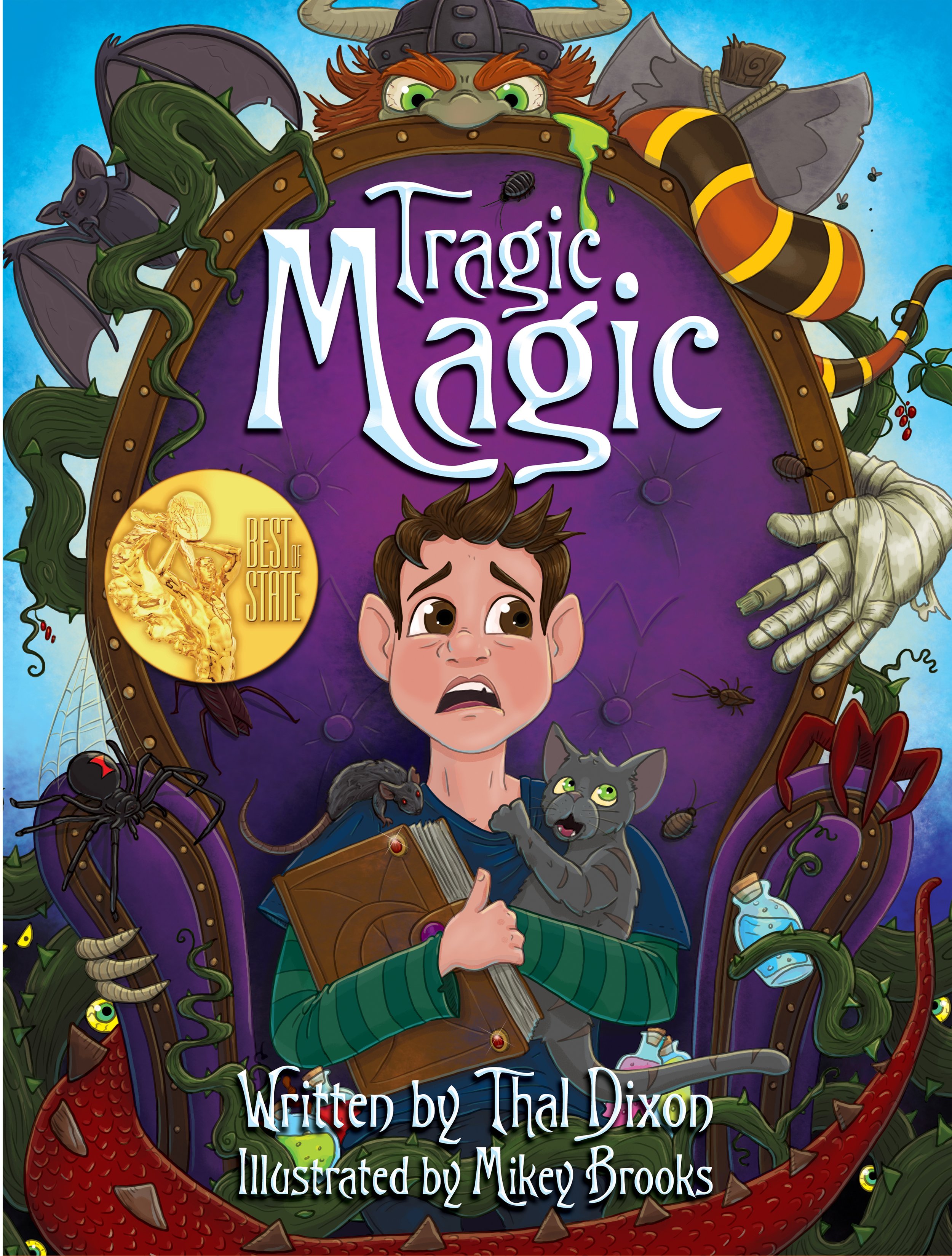 Tragic Magic cover with award.jpg