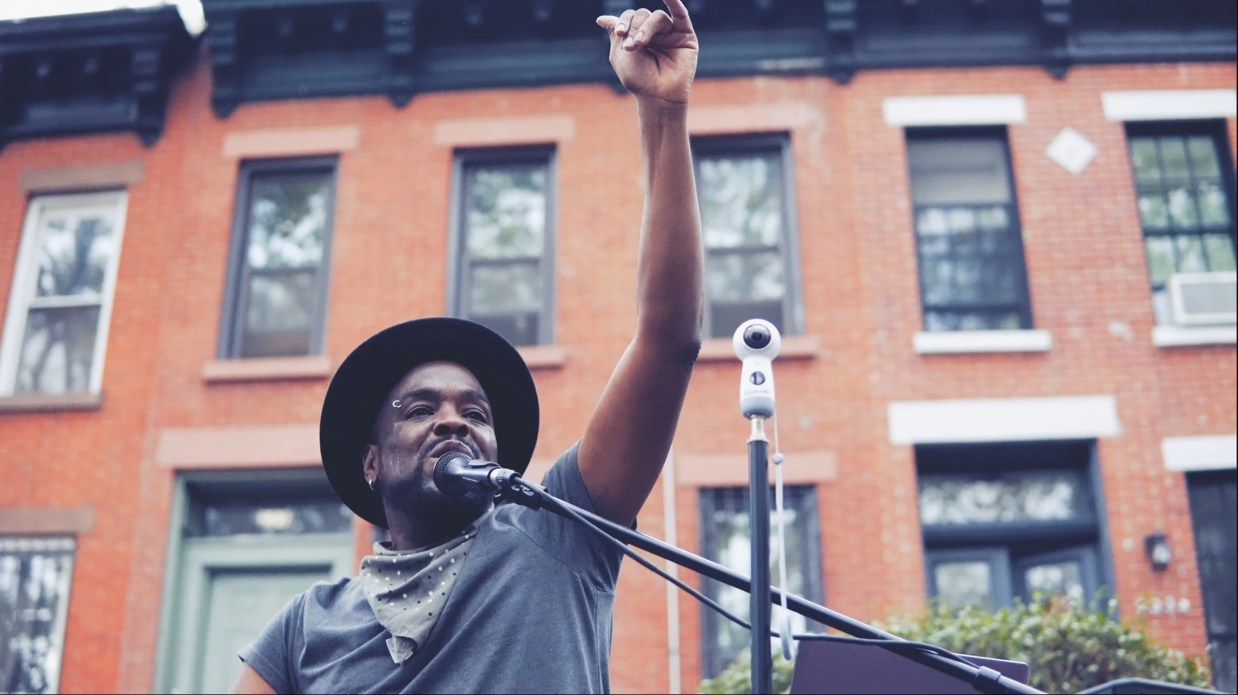 Thomas Piper at In Plain Sight Block Party