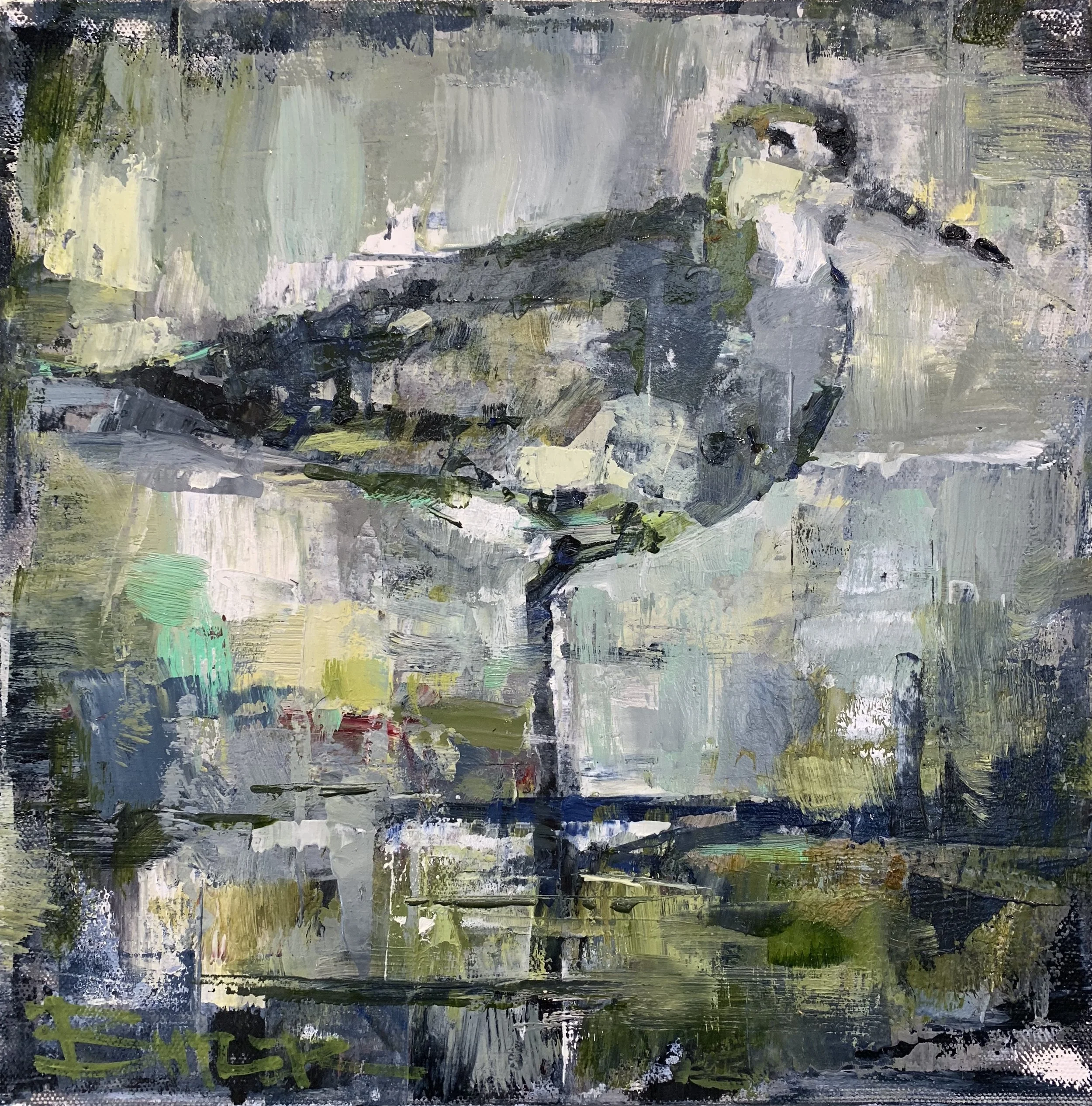 Curt Butler, Justifier, 12X12, Mixed Media